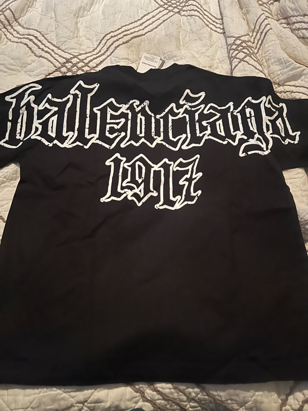 Balenciaga Black Logo Packaged Tee